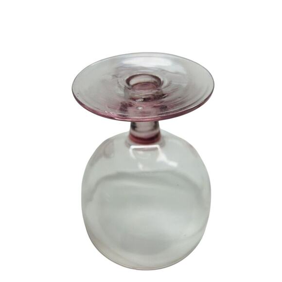 6 Vintage Blush Pink Depression Glass Champagne Sundae Sherbet Coupe Made Mexico - Picture 5 of 9